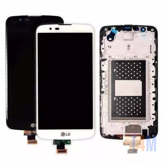 TOUCH+DISPLAY COM FRAME LG K10,K420,K430 WHITE